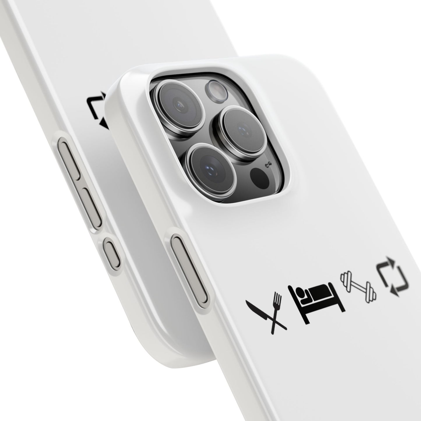 Eat Sleep Gym Repeat Phone Case