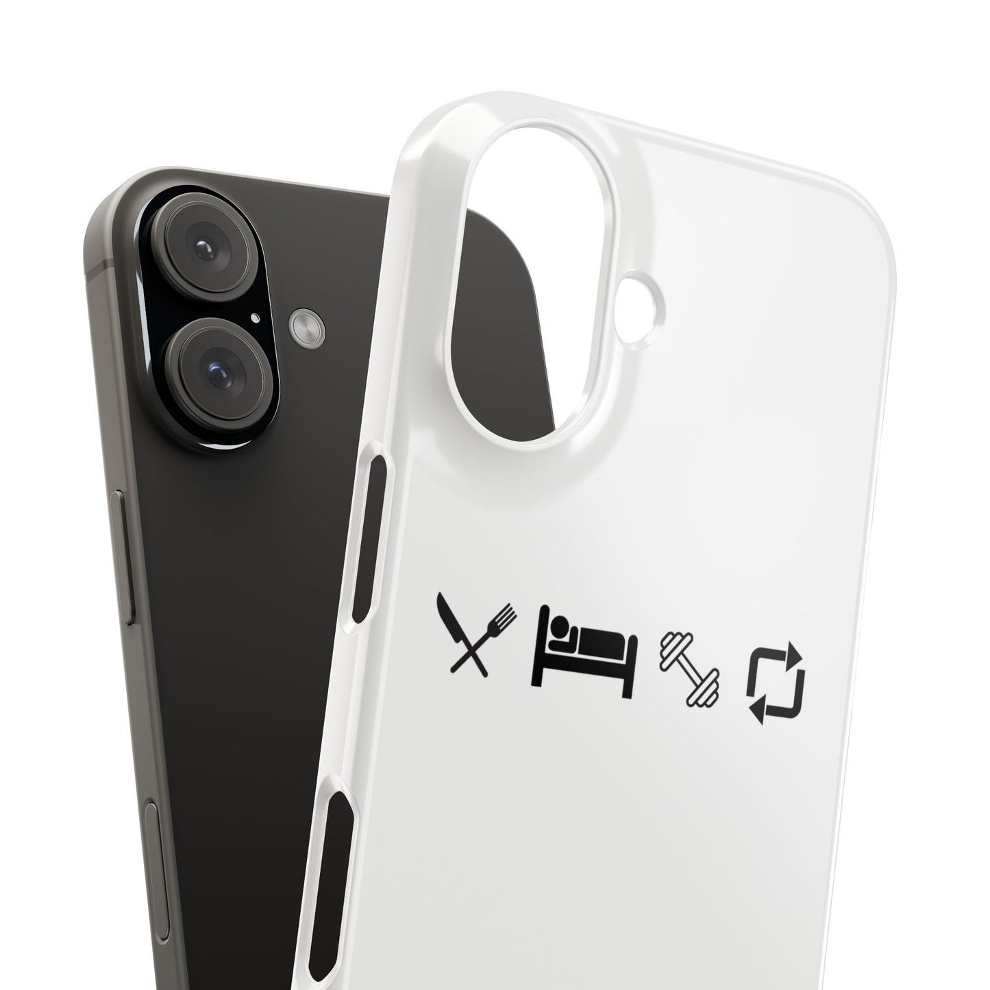 Eat Sleep Gym Repeat Phone Case