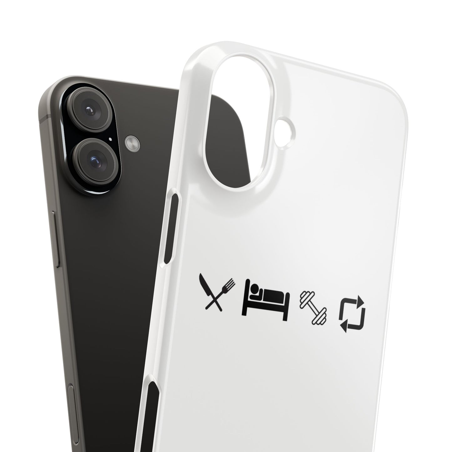 Eat Sleep Gym Repeat Phone Case