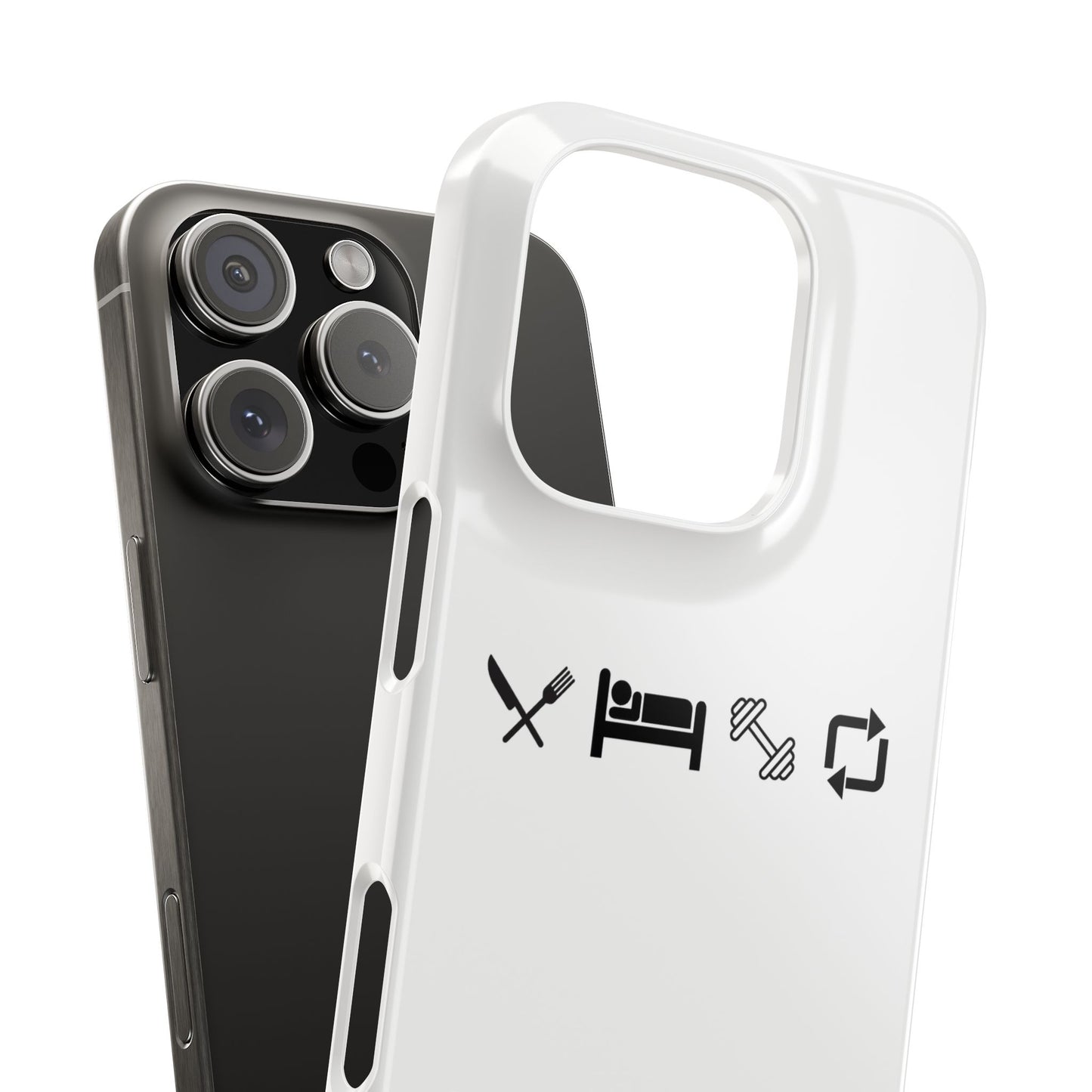 Eat Sleep Gym Repeat Phone Case