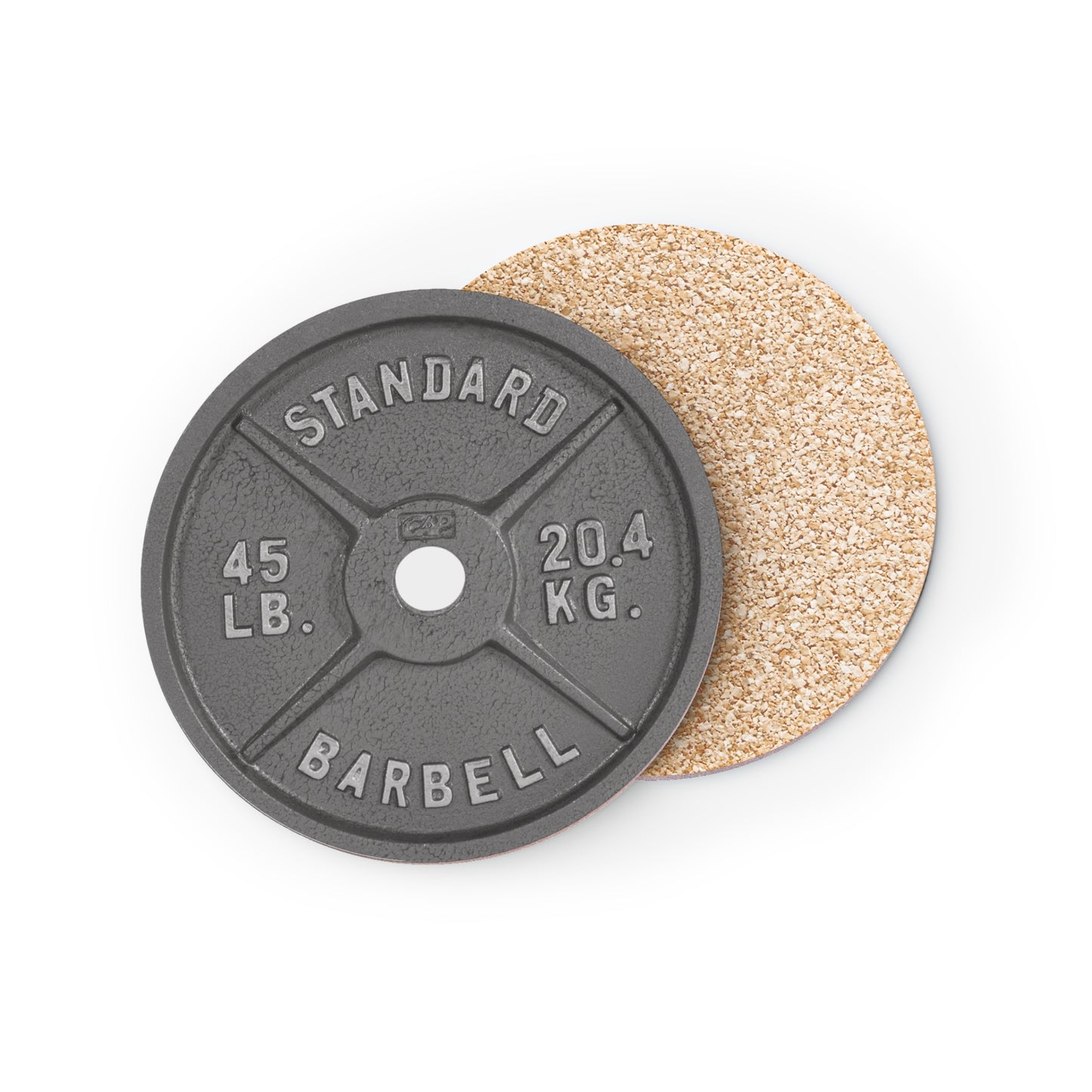 Barbell Drink Coaster